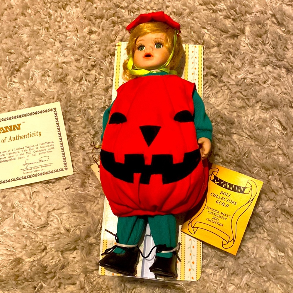 Some Pumpkins, 12” Seymour Mann, A Connoisseur Collection Doll- Tiny Tots Series